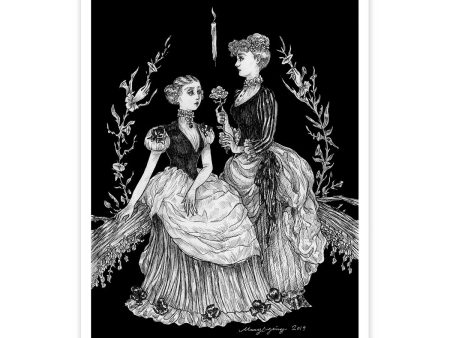 With their ribbons and twitching digits Fine Art Print Online