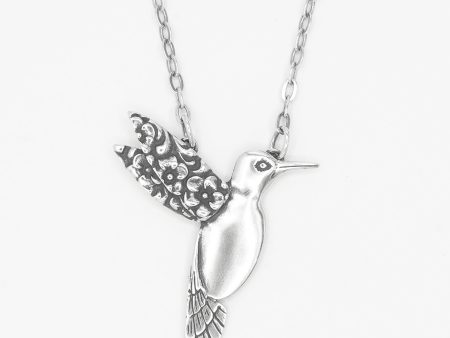 Petite Hummingbird Necklace For Discount