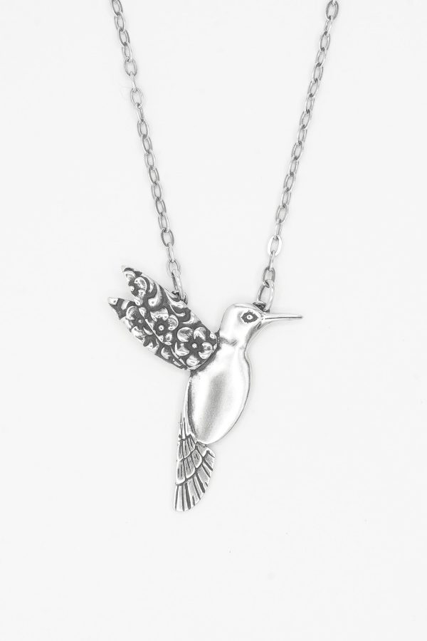 Petite Hummingbird Necklace For Discount