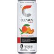 Celsius Fizz-Free Peach Mango Green Tea 12oz Can Sparkling Energy Drink on Sale