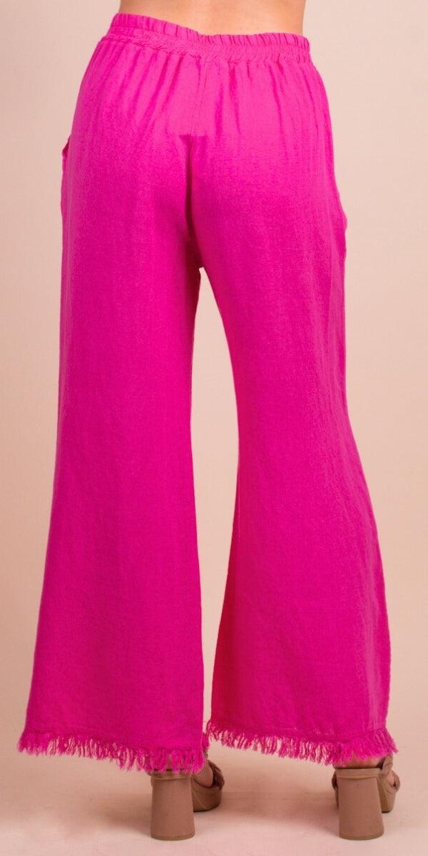 Ilaria Linen Pants For Discount