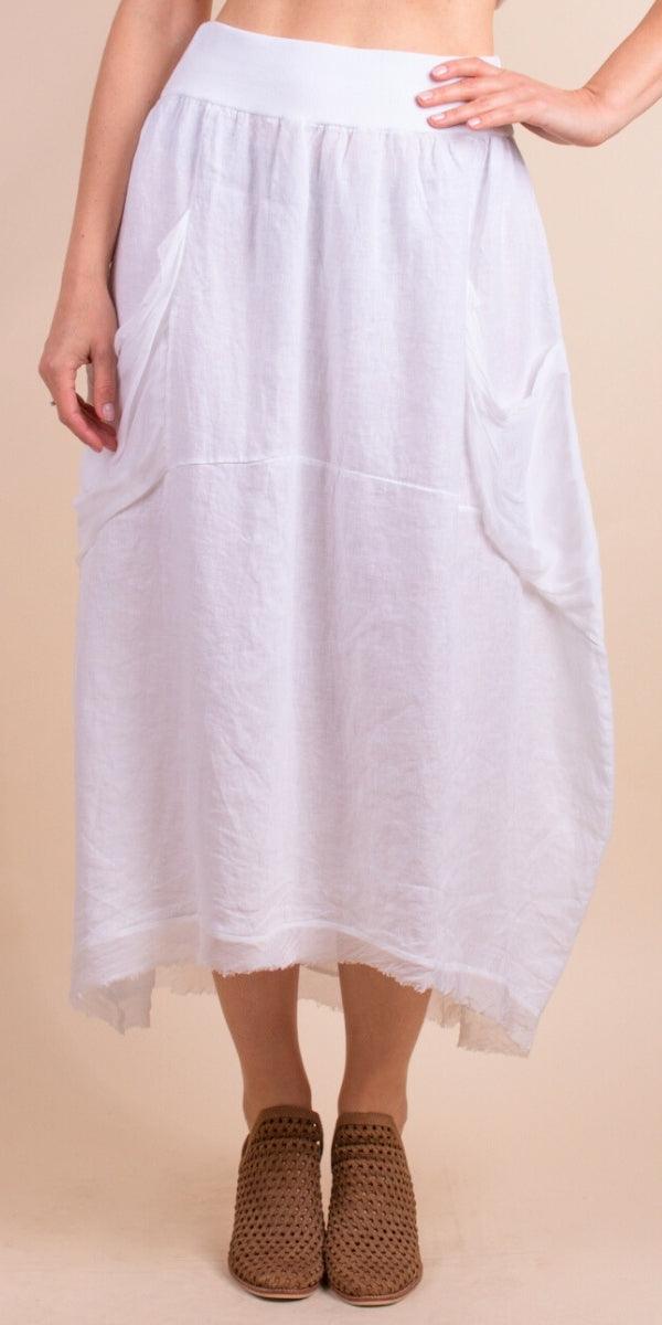 Cremona Linen Skirt For Sale