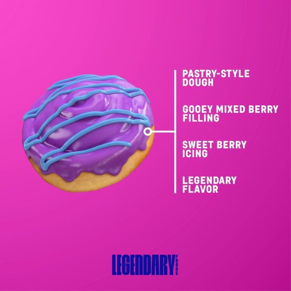 Legendary Foods Protein Sweet Roll - Wild Berry Flavor Online Hot Sale