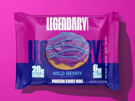 Legendary Foods Protein Sweet Roll - Wild Berry Flavor Online Hot Sale