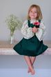 Pinny Deep Green Pinafore Dress Fashion