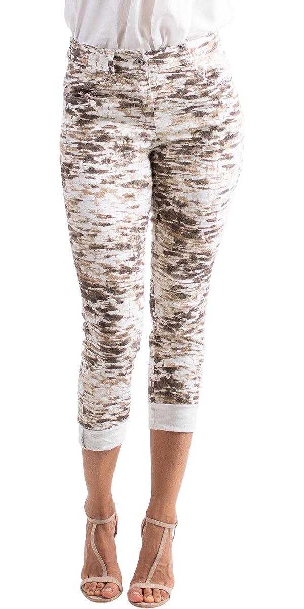 Antonella Brick Sepia Print Pant For Cheap