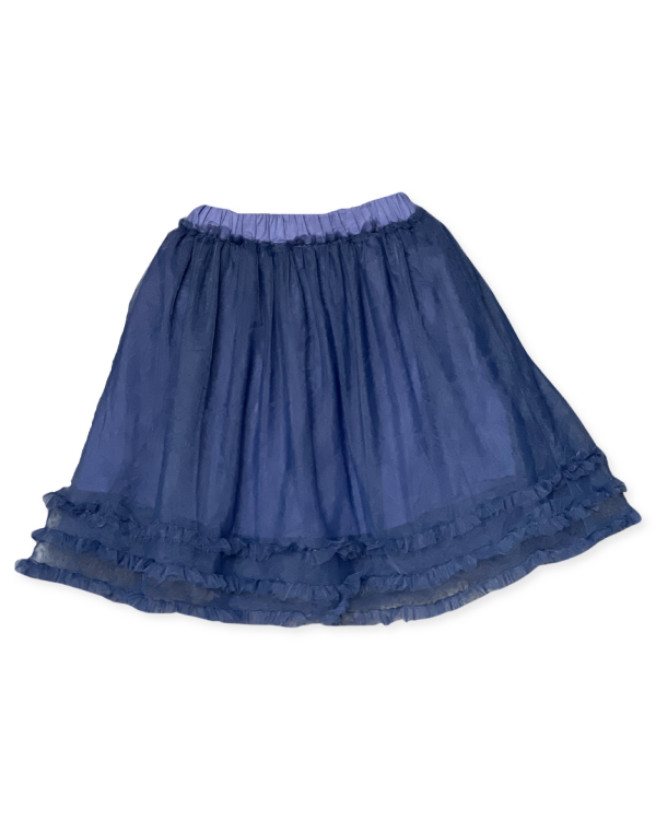 Lani Midnight Blue Tulle Skirt Online Hot Sale