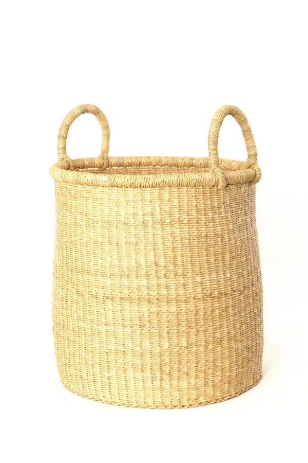 Set of Two All Natural Elephant Grass Baskets Online Sale