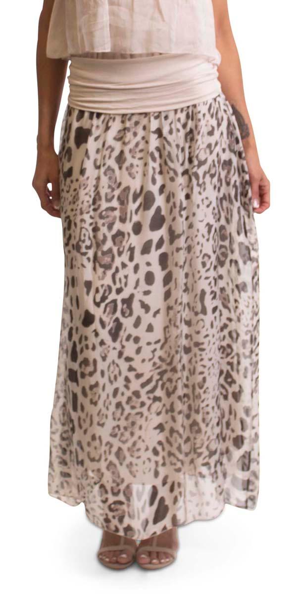 Sondra Leopard Maxi Skirt Online