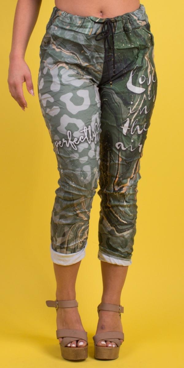 Geniviv Cheetah Army Print Pant on Sale