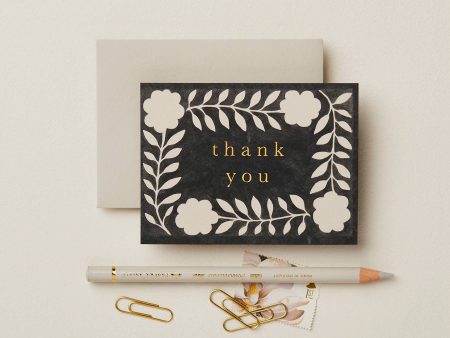 Ink Flora  Thank You  Mini Card Online now