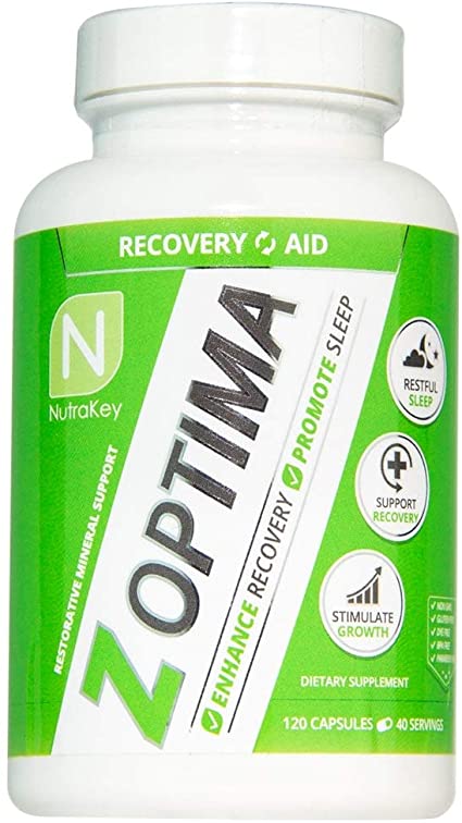 NutraKey Z Optima ZMA 120 Capsules w 30mg Zinc Fashion