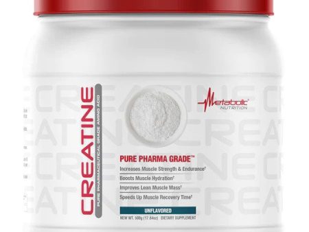 Metabolic Nutrition Creatine Unflavored 500g For Sale