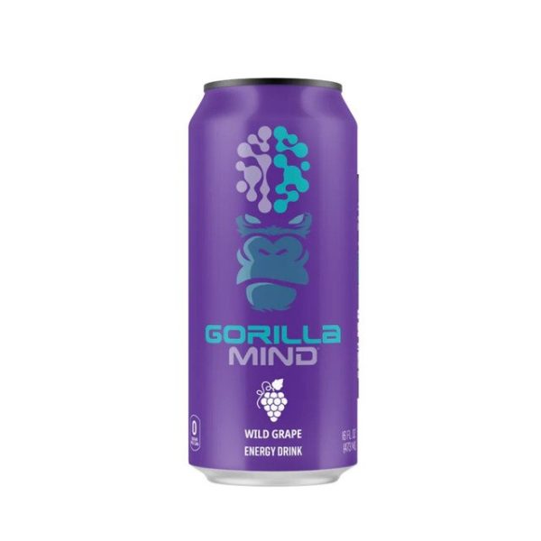 Gorilla Mind RTD Energy Drink - Wild Grape (1 Can) For Discount