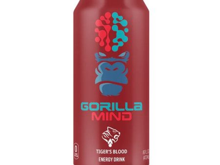 Gorilla Mind RTD Energy Drink - Tiger s Blood (1 Can) For Discount