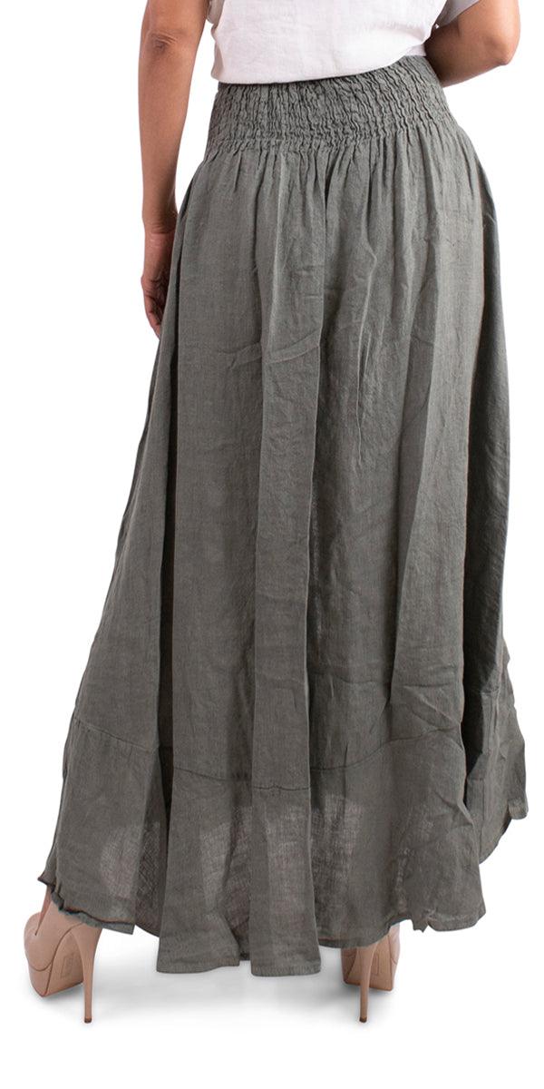 Magdalena Linen Skirt Cheap