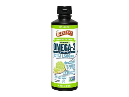 Barlean s Seriously Delicious Omega-3 High Potency Fish Oil Key Lime Pie (8oz-16oz) on Sale