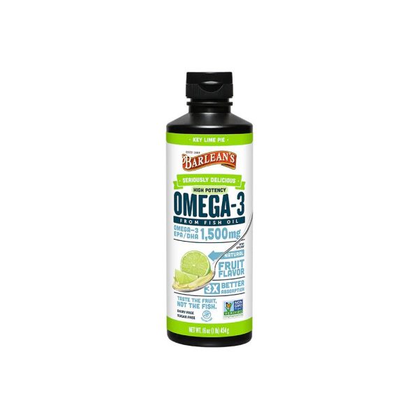 Barlean s Seriously Delicious Omega-3 High Potency Fish Oil Key Lime Pie (8oz-16oz) on Sale