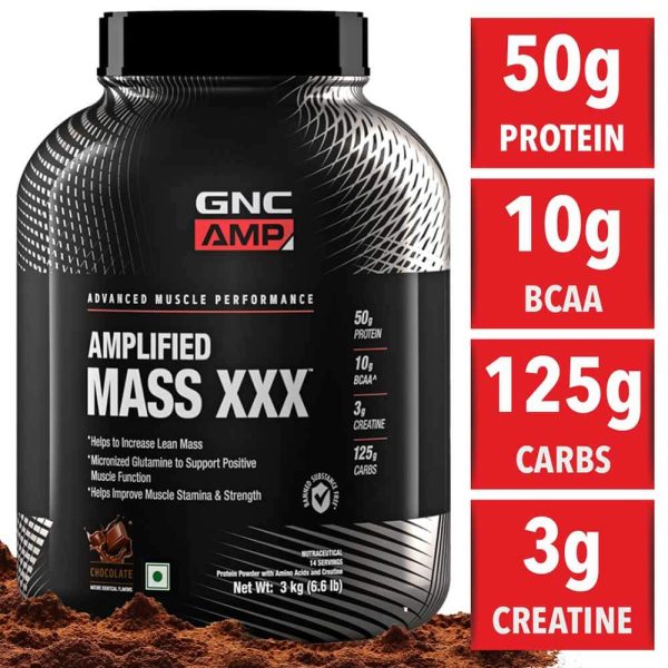 GNC Amplified Mass XXX Powder- Vanilla Cheap