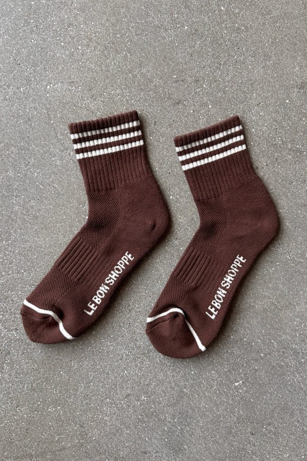 Girlfriend Socks: Mahogany For Discount