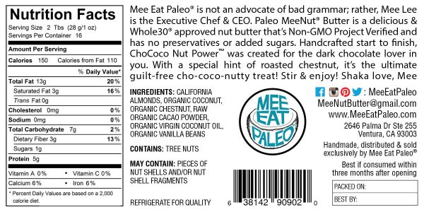 ChoCoco Nut Paleo MeeNut® Butter For Discount