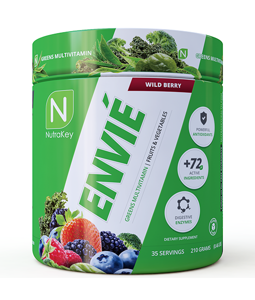 NutraKey Envie Greens Powdered Multivitamin (Select Flavor) For Sale