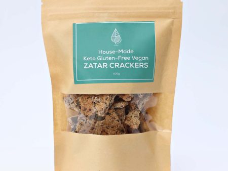 Keto Gluten-Free Vegan Zatar Cracker 100g on Sale