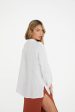 The Playa Linen Shirt in White: White   OS on Sale