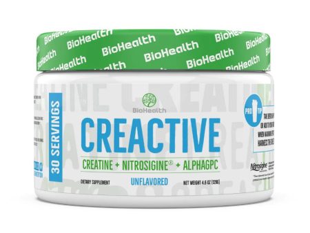 BioHealth Creactive - Creatine HCL (Select Flavor) on Sale