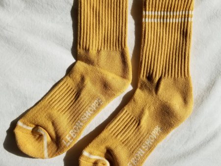 Boyfriend Socks - Butter For Sale