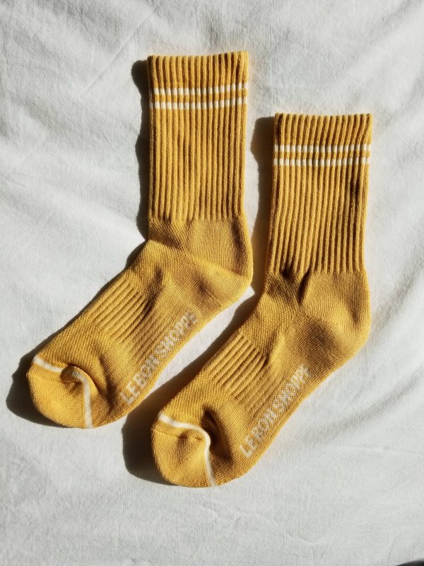 Boyfriend Socks - Butter For Sale