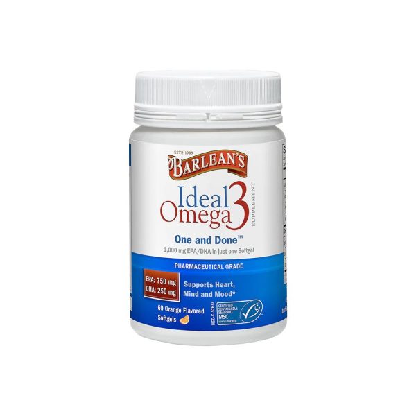 Ideal Omega3 Fish Oil Softgels, Orange Flavor (30ct 60ct) Sale