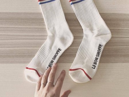 Boyfriend Socks - Milk For Cheap