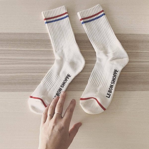 Boyfriend Socks - Milk For Cheap