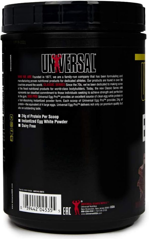 UNIVERSAL NUTRITION EGG PROTEIN 1LB CHOCOLATE Hot on Sale