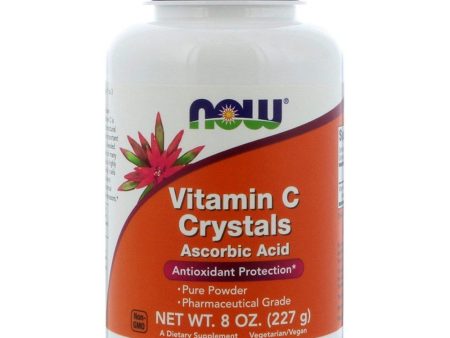 Now Food Vitamin C Crystals Powder8 Oz. Supply