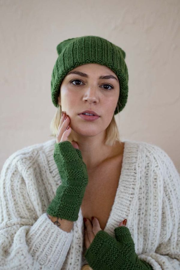 Stela Beanie- Verde Cheap