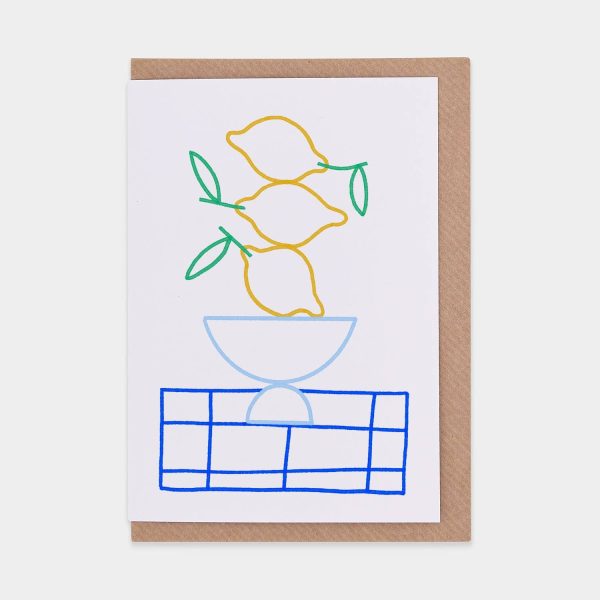 Lemons Greetings Card Hot on Sale