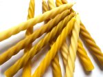 Taper candle, Dinner candle,Twisted taper,Beeswax tapers: 5 candles Discount