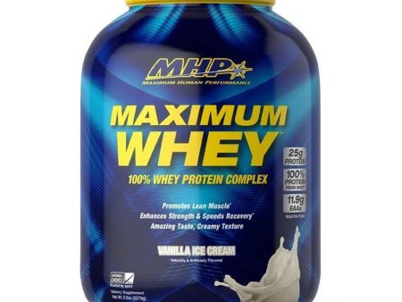 MHP MAXIMUM WHEY VANILLA ICE CREAME 5LB For Cheap