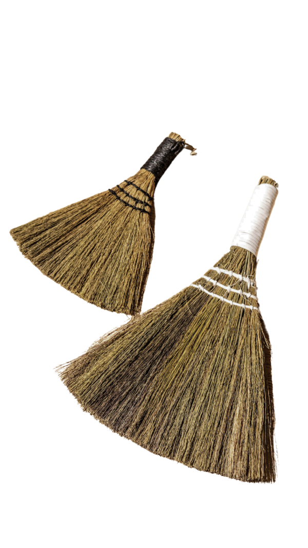 Handmade Brooms White: Large Online Sale