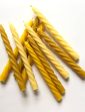 Taper candle, Dinner candle,Twisted taper,Beeswax tapers: 5 candles Discount