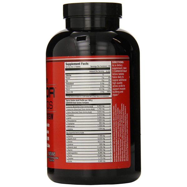 MUSCLE MEDS CARNIVOR BEEF AMINO 300 TAB Sale