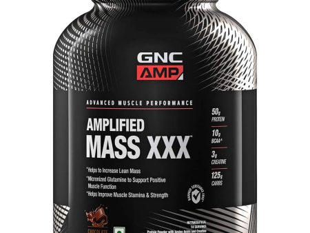 GNC Amplified Mass XXX Powder- Chocolate Cheap