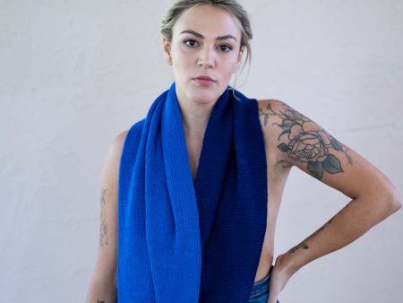 Stela Scarf- Azul For Cheap