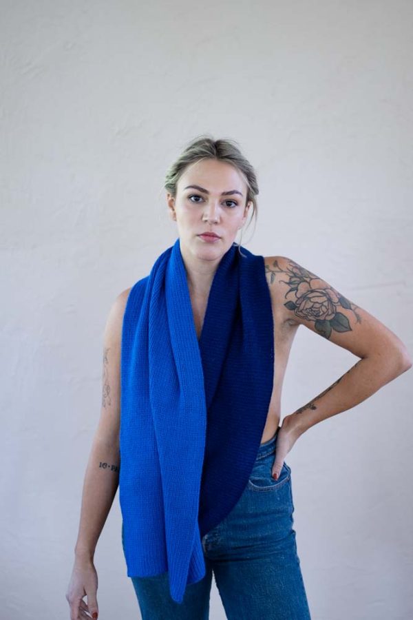 Stela Scarf- Azul For Cheap