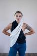 Stela Scarf- Blanco y Negro on Sale