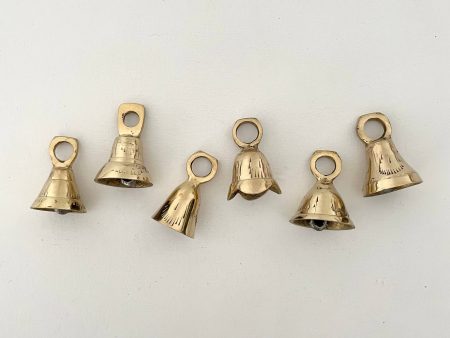 1 1 2  brass flared and tulip bells w  metal striker India Online Hot Sale