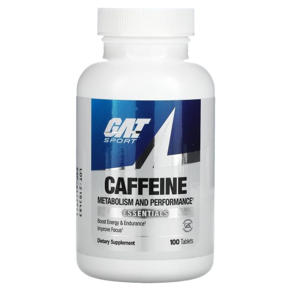 GAT, Caffeine, Metabolism and Performance, 100 Tablets Hot on Sale