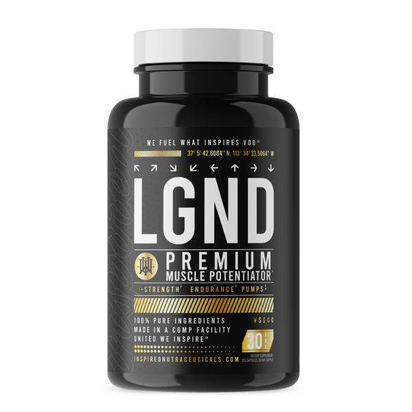 Inspired Nutraceuticals *NEW* LGND Muscle Potentiator 120 Capsules For Sale